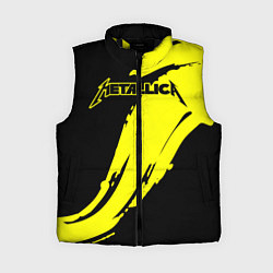 Женский жилет Metallica, цвет: 3D-черный
