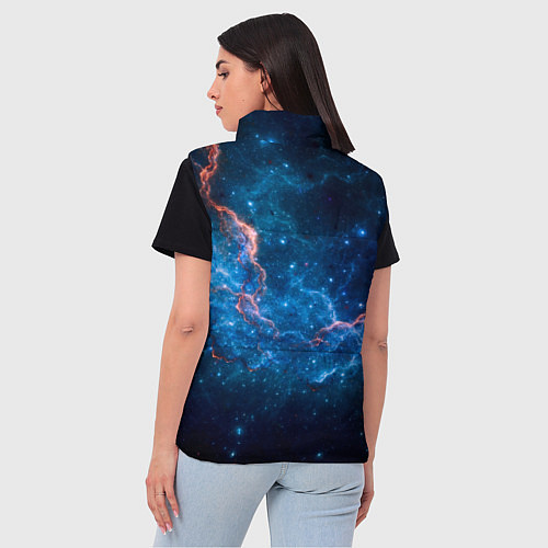 Женский жилет Туманность / 3D-Красный – фото 4