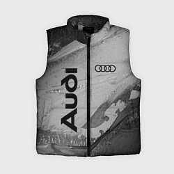 Женский жилет AUDI АУДИ, цвет: 3D-черный