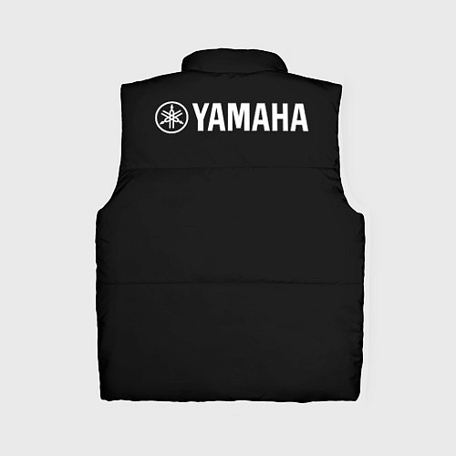 Женский жилет Yamaha на спине / 3D-Черный – фото 2