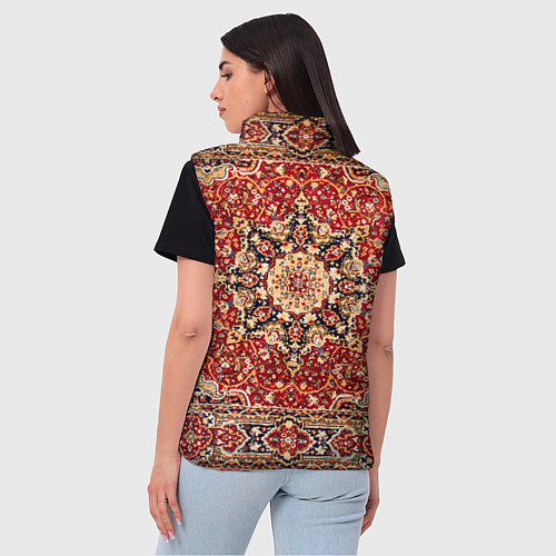 Женский жилет Ковер на стене / 3D-Красный – фото 4