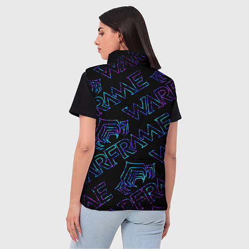 Женский жилет WARFRAME ВАРФРЕЙМ / 3D-Красный – фото 4