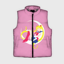 Женский жилет Сейлор мун, цвет: 3D-светло-серый