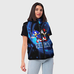 Женский жилет Sonic SEGA, цвет: 3D-светло-серый — фото 2