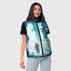 Женский жилет Ghost of Tsushima, цвет: 3D-черный — фото 2