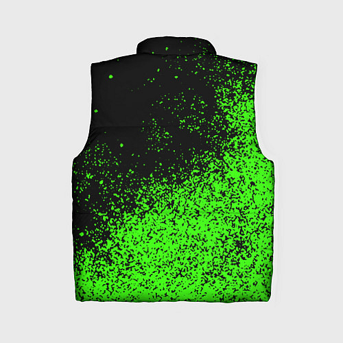 Женский жилет Minecraft / 3D-Черный – фото 2