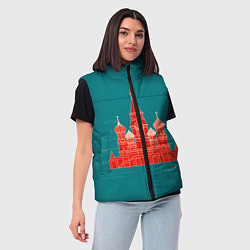 Женский жилет Москва, цвет: 3D-красный — фото 2