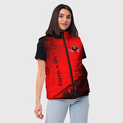Женский жилет КОРОЛЬ И ШУТ, цвет: 3D-черный — фото 2