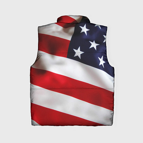 Женский жилет США USA / 3D-Красный – фото 2