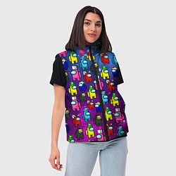 Женский жилет AMONG US, цвет: 3D-черный — фото 2