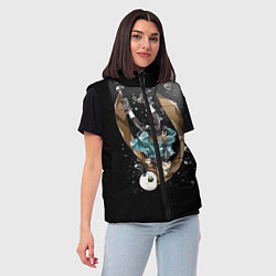 Женский жилет UNDERTALE, цвет: 3D-черный — фото 2