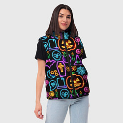 Женский жилет Halloween, цвет: 3D-черный — фото 2