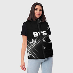 Женский жилет BTS бойбенд Stars, цвет: 3D-светло-серый — фото 2