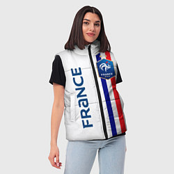 Женский жилет СБОРНАЯ ФРАНЦИЯ, цвет: 3D-черный — фото 2
