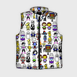 Женский жилет UNDERTALE, цвет: 3D-черный