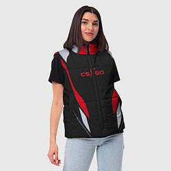 Женский жилет CS GO, цвет: 3D-черный — фото 2