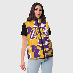 Женский жилет LA LAKERS ЛЕЙКЕРС, цвет: 3D-красный — фото 2