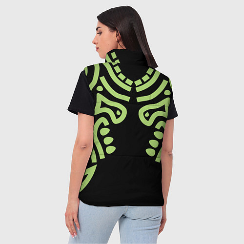 Женский жилет Узор тату / 3D-Красный – фото 4