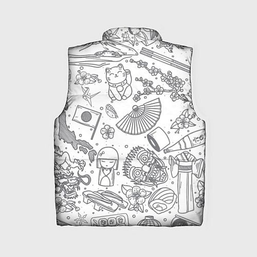 Женский жилет Япония Z / 3D-Черный – фото 2