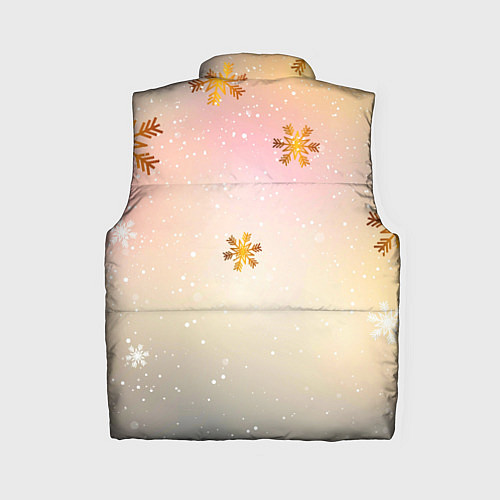 Женский жилет Новогодний кот / 3D-Красный – фото 2