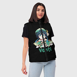 Женский жилет Genshin Impact, цвет: 3D-красный — фото 2