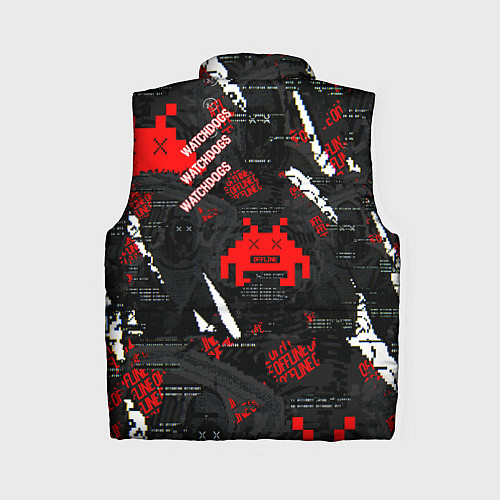 Женский жилет Watch Dogs: Legion / 3D-Красный – фото 2