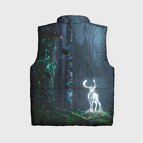 Женский жилет Олень / 3D-Светло-серый – фото 2