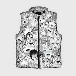 Женский жилет Ahegao monochrome, цвет: 3D-черный