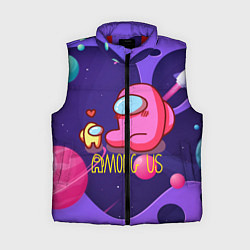 Женский жилет Among Us Love, цвет: 3D-красный