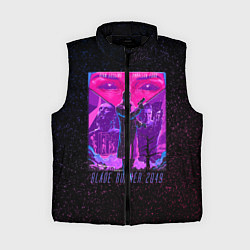 Женский жилет Бегущий по лезвию, цвет: 3D-черный