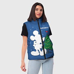 Женский жилет Mickey Mouse, цвет: 3D-светло-серый — фото 2