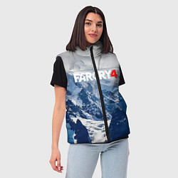 Женский жилет FARCRY 4 S, цвет: 3D-красный — фото 2