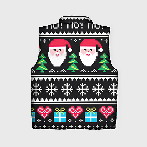 Женский жилет Ho! Ho! Ho! / 3D-Черный – фото 2