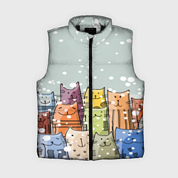 Женский жилет Котики