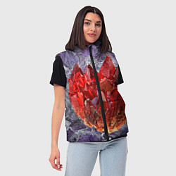 Женский жилет Роза инков, цвет: 3D-черный — фото 2