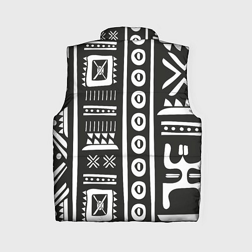 Женский жилет Этнический узор / 3D-Черный – фото 2