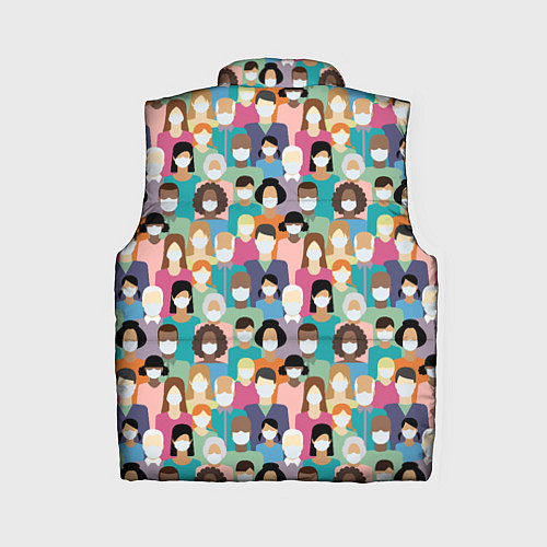 Женский жилет Масочный Режим / 3D-Черный – фото 2