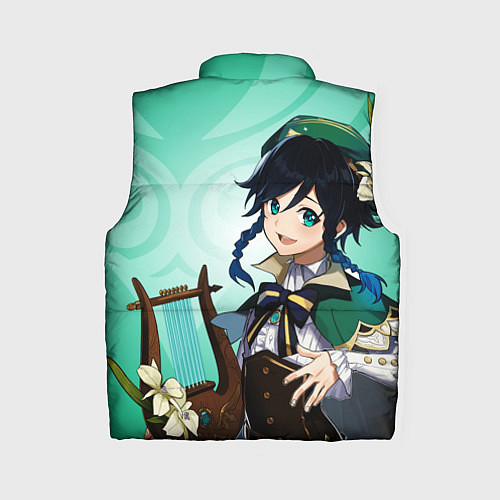 Женский жилет GENSHIN IMPACT, ВЕНТИ / 3D-Светло-серый – фото 2