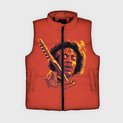 Женский жилет Джимми Хендрикс, цвет: 3D-черный