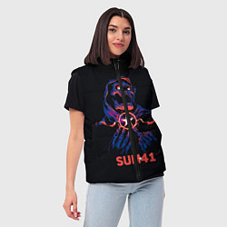 Женский жилет Sum 41 череп, цвет: 3D-черный — фото 2