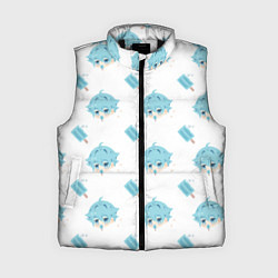 Женский жилет Genshin Impact, цвет: 3D-черный