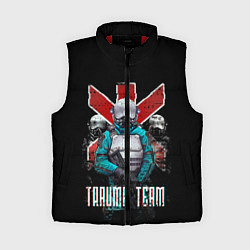 Женский жилет CYBERPUNK TRAUMA TEAM, цвет: 3D-красный