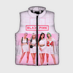 Женский жилет BLACKPINK, цвет: 3D-черный