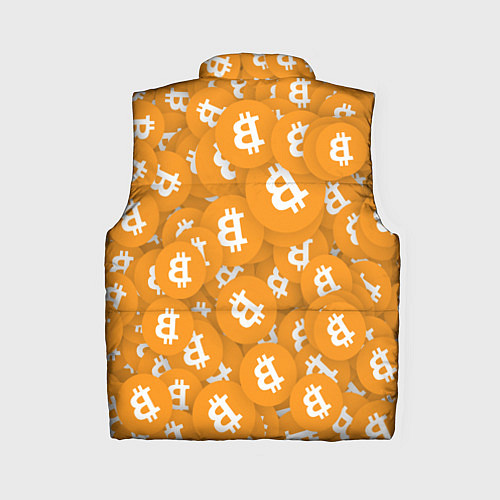Женский жилет Я БИТКОИН I AM BITCOIN / 3D-Красный – фото 2