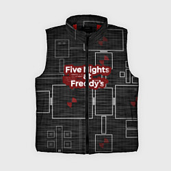Женский жилет Five Nights At Freddy, цвет: 3D-красный