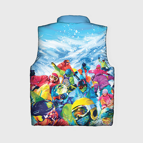 Женский жилет Палитра сноуборд / 3D-Черный – фото 2