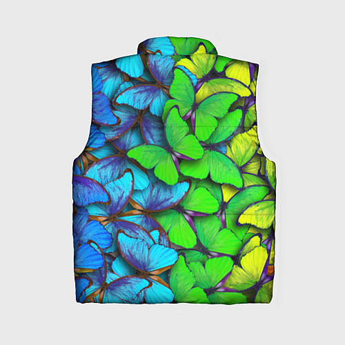 Женский жилет Радужные бабочки / 3D-Красный – фото 2