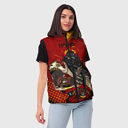 Женский жилет Hades - Аид, цвет: 3D-черный — фото 2