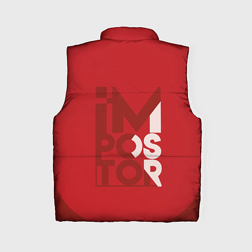 Женский жилет AMONG US RED IMPOSTOR / 3D-Красный – фото 2