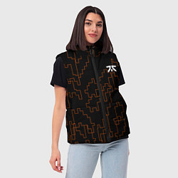 Женский жилет Cs:go - Fnatic 2021 Bootcamp, цвет: 3D-светло-серый — фото 2